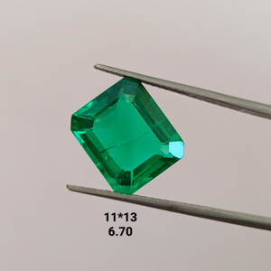 Pierre précieuse verte de laboratoire de haute qualité, coupée sur mesure, de formes multiples, haute clarté, pour la fabrication de bijoux artisanaux - Product Image 4