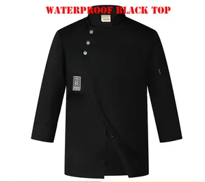 Professional Custom Color Unisex Classic Waiter Hotel Chef Jacket Restaurant Uniforms Chefs Kitchen Coats