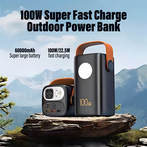 พาวเวอร์แบงค์แบบพกพา60000มิลลิแอมป์ต่อชั่วโมง2025พาวเวอร์แบงค์100วัตต์ความจุสูงมาใหม่ - Product Image 6