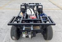 Mini ev 4 roues bon marché chinois 4x4 robuste mini électrique petite voiture cargo châssis cadre plate-forme conduite à droite kit pour adulte