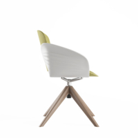 Chaise de conférence KOHO pour salle de réunion, chaise de loisirs BIFMA avec assise et dossier en PP, vente directe d'usine pour projets d'entreprise