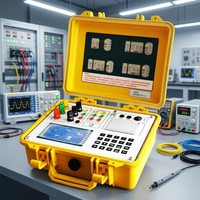 Testeur de capacité de transformateur portable ZKB506A, instrument de mesure de charge intelligent haute précision pour les systèmes électriques