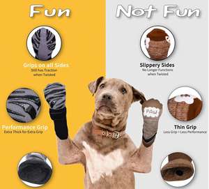 हॉट सेलिंग क्लासिक आउटडोर गैर-पर्ची पालतू जूते वाटरप्रूफ लुभावनी कपास मोजे मध्यम बड़े कुत्तों के लिए - Product Image 3