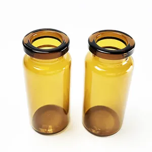 Makine imalat tıbbi amber geniş ağız özel cam reaktif şişeleri 100gm