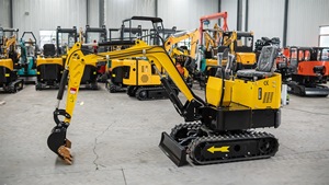 EPR France Packaging China Miniexcavadora Hidráulica Pequeña de 1 Tonelada, Nueva Miniexcavadora con Motor Kubota Isuzu, Acoplador Rápido y Martillo - Product Image 5