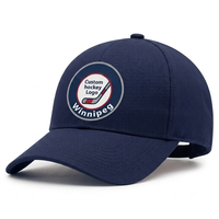 Casquette de sport personnalisée gris-rouge Colorado, écusson de casque de hockey sur glace, impression haute définition, casquette d'équipe de hockey sur glace réglable