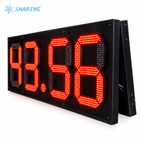 Module de changement de prix LED numérique extérieur personnalisé pour station-service, armoire métallique robuste, panneau d'affichage des prix de carburant