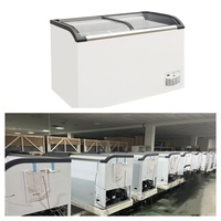 Kenkuhl magasin de commodité Congélateur à crème glacée commercial 200l 300l 400l 500l 600l 700L affichage de congélateur à crème glacée profonde