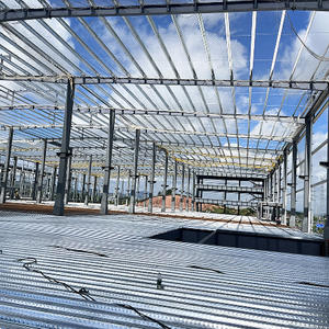 Estructura de Acero para Almacenes, Taller de Fabricación de Estructuras Metálicas, Estructura de Acero de Gran Envergadura para Edificios de Oficinas, Tipo de Estructura de Acero de Ensamblaje - Product Image 4