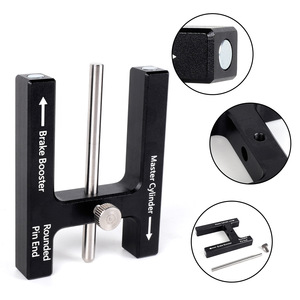 Outil de réglage de la tige de poussée du servo-frein automobile, en alliage d'aluminium noir avec tige en acier inoxydable pour la réparation des freins - Product Image 2