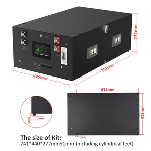 กล่องแบตเตอรี่แบบเรียงซ้อน DIY รุ่นใหม่ V19 16s48v 280ah 314ah 15kw 16kw สำหรับระบบกักเก็บพลังงานภายในบ้าน จากคลังสินค้าโปแลนด์ A2 - Product Image 5