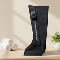 Masseur de jambes à compression séquentielle YiJian, design sans fil, pression de 30 à 240 mmHg, minuterie de 60 minutes pour les voyageurs, pour rafraîchir les jambes fatiguées