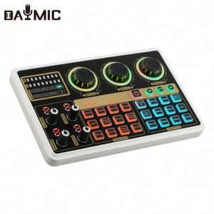 DAYMIC HC19 DJ มิกเซอร์การ์ดเสียงอินเทอร์เฟซเสียงสำหรับการถ่ายทอดสดสมาร์ทโฟนพีซี - Product Image 3
