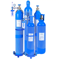 Cilindro de Helio de 15L y 15MPa con Certificación ISO9809, Almacenamiento de Gas Industrial, Fácil de Operar para la Industria Electrónica