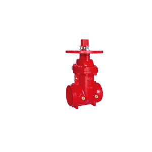 Válvula de Compuerta Genuina para Extinción de Incendios de 2-12 Pulgadas, Válvula de Compuerta NRS de Cuña Resiliente - Válvula de Acero Fundido Dúctil con Extremo Ranurado - Product Image 1