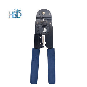 <span class=keywords><strong>Pince</strong></span> à <span class=keywords><strong>sertir</strong></span> multifonctionnelle en <span class=keywords><strong>acier</strong></span> avec poignée en PVC <span class=keywords><strong>Pince</strong></span> à couper les câbles plats 201/201C 8P8C/RJ45 6P6C/RJ12 6P4C/RJ11 - Product Image 1
