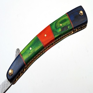 ที่กำหนดเองทำมือตรงโกนมีดโกนกับใบมีดดามัสกัส (Rz306) - Product Image 3