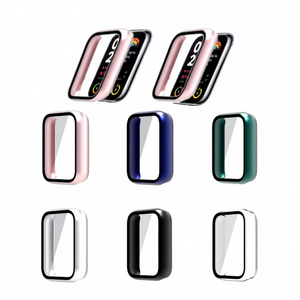 Trendybay - Bracelet personnalisé pour Redmi Smart <span class=keywords><strong>Mi</strong></span>, bracelet de remplacement pour bracelets intelligents, accessoires PC + verre trempé pour tracker de fitness - Product Image 2