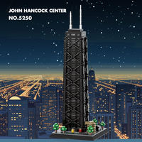 Ensemble de blocs de construction créatifs Wange 5250 John Hancock Center, en plastique ABS, jouet éducatif pour enfants