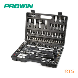 Prowin RTS SKU 10251 Sửa Chữa Ô Tô Dụng Cụ Xe 94 Chiếc <span class=keywords><strong>Kit</strong></span> 1/2 "1/4" Ratchet Xử Lý Cờ Lê Herramientas Dụng Cụ Cầm Tay Bit Bộ Ổ Cắm - Product Image 2
