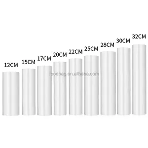 Sacchetti sottovuoto goffrati rotoli per la conservazione degli alimenti sacchetto per imballaggio sottovuoto per alimenti per uso domestico per sigillo sottovuoto