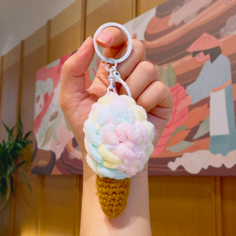 Wool weaving ice cream-Color
