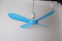 2023 gros petit en stock ventilateur de plafond 110v ventilateur led ventilateur de plafond lumière 12V télécommande ventilateur de plafond