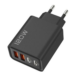 Chargeur mural PD 120W à charge rapide en gros, adaptateur Type C 4 ports double USB C pour iPhone et Samsung - Product Image 2