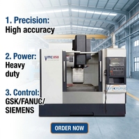 VMC850 Chine fraiseuse CNC 3 axes pour le métal pour le puissant centre de machine verticale
