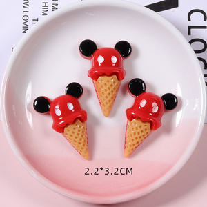 Moule alimentaire en résine époxy, 1200 ml, accessoires, breloques Slime, Mickey, <span class=keywords><strong>Minnie</strong></span>, Biscuit, glace, vente en gros - Product Image 6