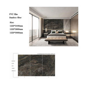 Panneau décoratif intérieur moderne classique en charbon de bambou, feuille de PVC enduite, matériau co-extrudé, étanche pour usage domestique - Product Image 3