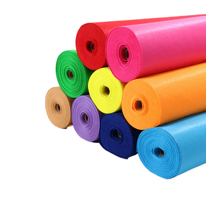 Usine 100% Polyester Spun-Bonded Feutre Tissu par Yard ou Mètre avec Rouleau D'emballage <span class=keywords><strong>1mm</strong></span> 2mm 3mm 4mm 5mm pour le Choix Tissu Non Tissé - Product Image 1