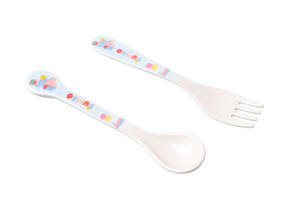 Disney <span class=keywords><strong>Mickey</strong></span> <span class=keywords><strong>Mouse</strong></span> Minnie Donald vịt Dumbo tuyết trắng Ariel trẻ em melamine ngã ba đồ ăn Bộ đồ ăn - Product Image 4