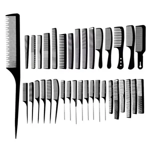 Антистатический термостойкий гребень для стрижки волос Ruyan, индивидуальный логотип, устойчивый профессиональный гребень для парикмахерской с крысиным хвостом