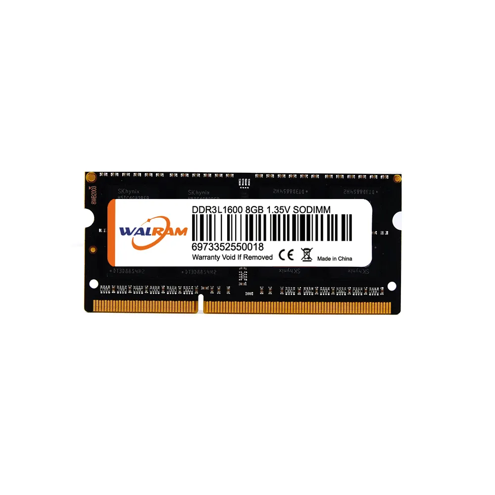 Fabbrica migliore prezzo di memoria ram ddr3 8gb di ram 1333mhz 1600mhz PC3L SODIMM per il computer portatile