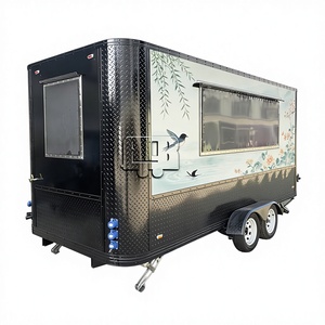 Camión de Comida Móvil ACB Nuevo, Totalmente Equipado, de Fibra de Vidrio y Aluminio, Estilo Café y BBQ, con Cocina y Baño Integrados - Product Image 1