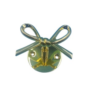 Zinc Alloy <b>Wall</b> <b>Hook</b> Gold Round Shape <b>Key</b> Holder Behind Doors On <b>Walls</b> Mounting Type - Product Image 5