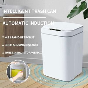 <span class=keywords><strong>Poubelle</strong></span> Intelligente Rechargeable Étanche 12L Capteur Automatique Couvercle En Plastique <span class=keywords><strong>Poubelle</strong></span> Électrique pour Cuisine Salle De Bains <span class=keywords><strong>Recyclage</strong></span> <span class=keywords><strong>Poubelle</strong></span> - Product Image 5