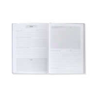 Carnet de gratitude quotidien personnalisé Artgift, journal de bien-être et de réflexion, agenda relié rigide, papier 80-120 g/m²