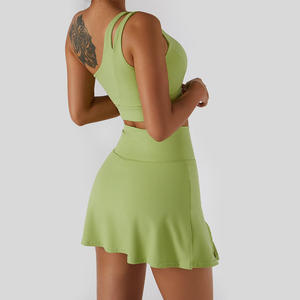 2025 Damen Tennis Wear Golf Sport Rock Sets Neue schnell trocknende atmungsaktive leichte <span class=keywords><strong>2</strong></span>-teilige Outfits für Mädchen - Product Image 2