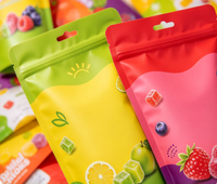 Sachet Doypack Personnalisable avec Votre Logo, Surface Mate, Fermeture Éclair, en Plastique, pour Snacks, Poudres, Grains Aromatisés, Emballage Souple