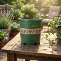 Pots de fleurs pour plantes d'intérieur, pots de culture, avec trou de drainage, décoration de jardin à domicile, pots durables, légers et biodégradables