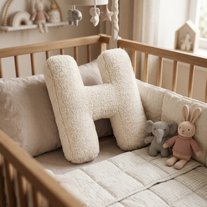 Coussin Lettre Initiale de Haute Qualité 1-9 Chiffres pour Chambre d'Enfant Literie Oreiller Décoratif Lettre Alphabet Anglais Poupées en Peluche - Product Image 3