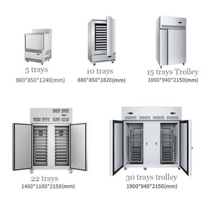 مجمد انفجار غرفة باردة سريع من الفولاذ المقاوم للصدأ تجاري متين QDMECH - Product Image 4