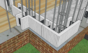 Modernes ICF-Bausystem mit EPS-Foam Isolierten Betonschalungen - Product Image 3