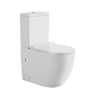 <span class=keywords><strong>Inodoro</strong></span> moderno de cerámica blanca de doble descarga, artículos sanitarios brillantes para hoteles, baños, precio directo de fábrica, P-Trap - Product Image 1
