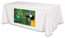 Logotipo personalizado impreso publicidad plegable y sin arrugas lavable cubierta ajustada camino de mesa cubiertas de mesa estiradas - Product Image 3