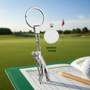 Steel <b>Golf</b> Keychain with Coin Convenient Scorecard & Holder - Product Image 3