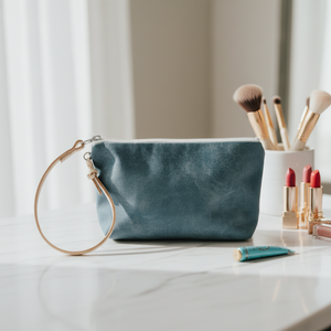 <span class=keywords><strong>Sac</strong></span> <span class=keywords><strong>de</strong></span> maquillage portable à fermeture éclair personnalisé en gros, écologique, bleu, pour filles, <span class=keywords><strong>sac</strong></span> <span class=keywords><strong>de</strong></span> toilette, <span class=keywords><strong>sac</strong></span> cosmétique <span class=keywords><strong>de</strong></span> voyage - Product Image 6