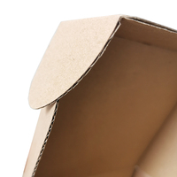 Boîte d'expédition en carton ondulé kraft haut de gamme réutilisable, couleur personnalisée avec logo - Prix économique